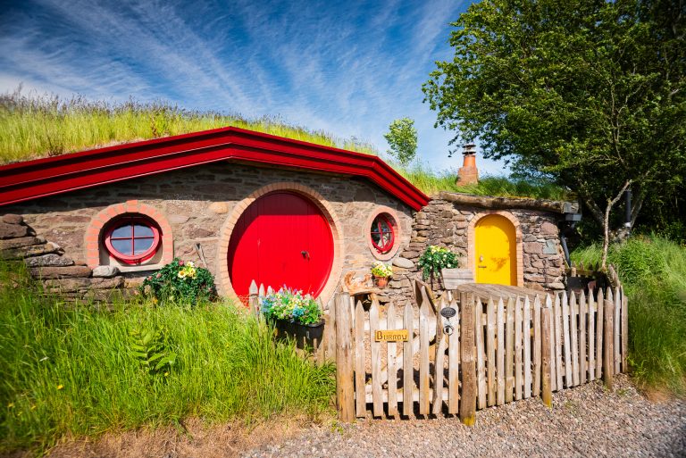 The Burrow, The Hobbit Accommodation, Craighead Howfs, Perthshire Scotland